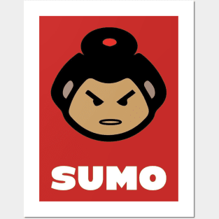 sushi sumo Posters and Art